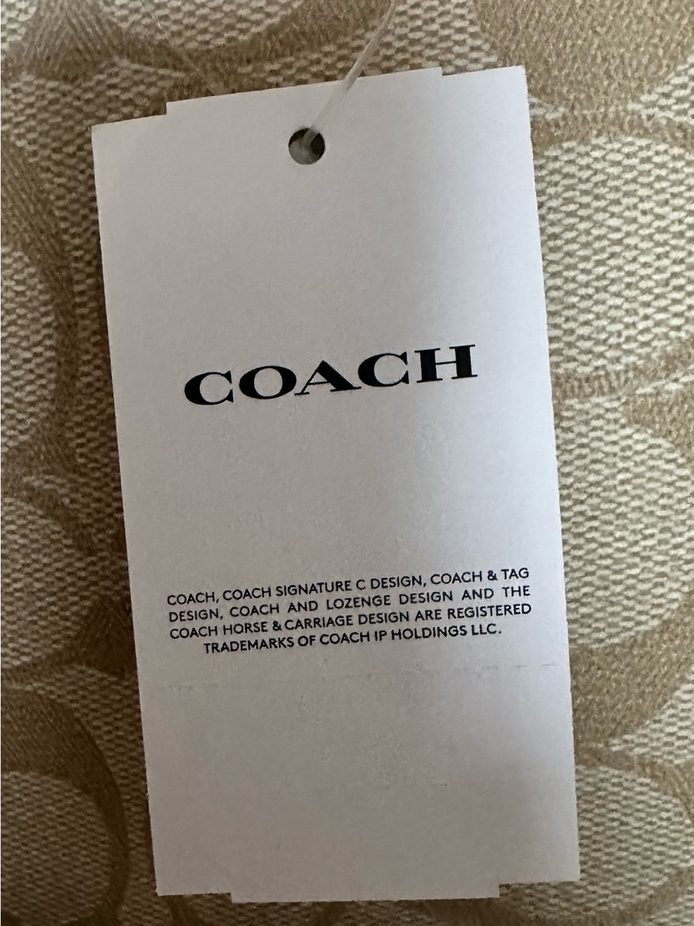 Coach Signature Canvas Tote - Picture 4 of 4
